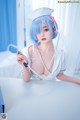 桜井宁宁 Cosplay 雷姆护士 Nurse Rem P17 No.5c5c5c Image No. 111