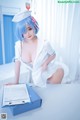 桜井宁宁 Cosplay 雷姆护士 Nurse Rem P65 No.397843 Image No. 15