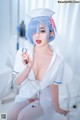 桜井宁宁 Cosplay 雷姆护士 Nurse Rem P58 No.573e4f Image No. 29